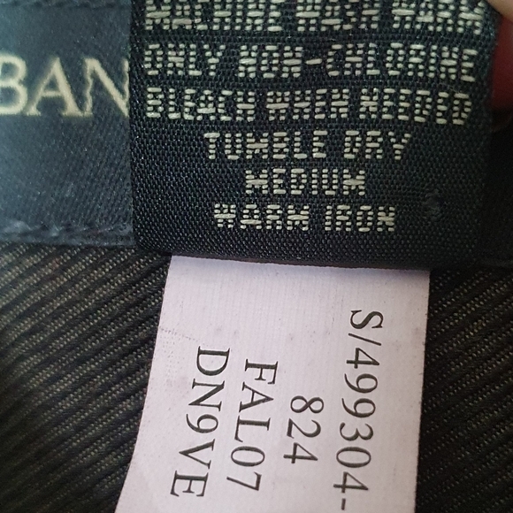 BANANA REPUBLIC Button Down Dress Shirt Brown Men's Size XL - Picture 9 of 9